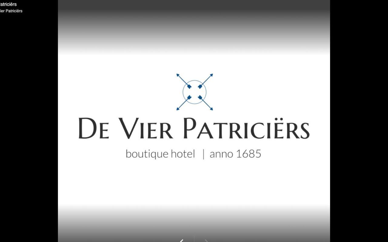 Boutique Hotel De Vier Patriciers Мидълбург Екстериор снимка